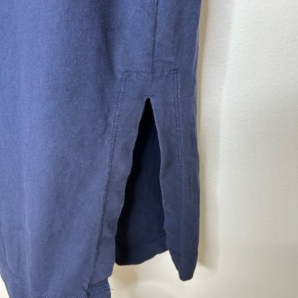 EVERLANE The Long Weekend Cotton Tank Dress Navy - Picture 5 of 7